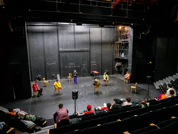 Photo de stage avec le Conservatoire