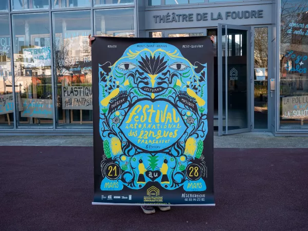 Photo de l'affiche du Festival international des langues françaises