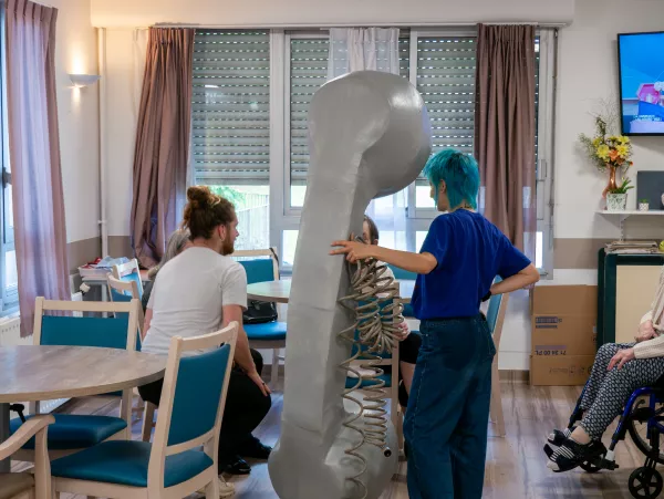 Photo du projet de Maxence Moulin au Centre Hospitalier du Rouvray