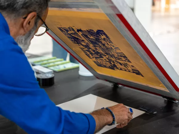 Atelier sérigraphie à Saint-Sever