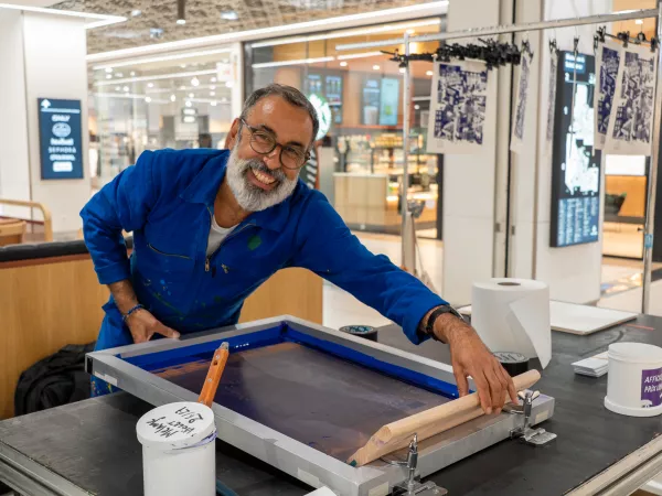 Atelier sérigraphie à Saint-Sever