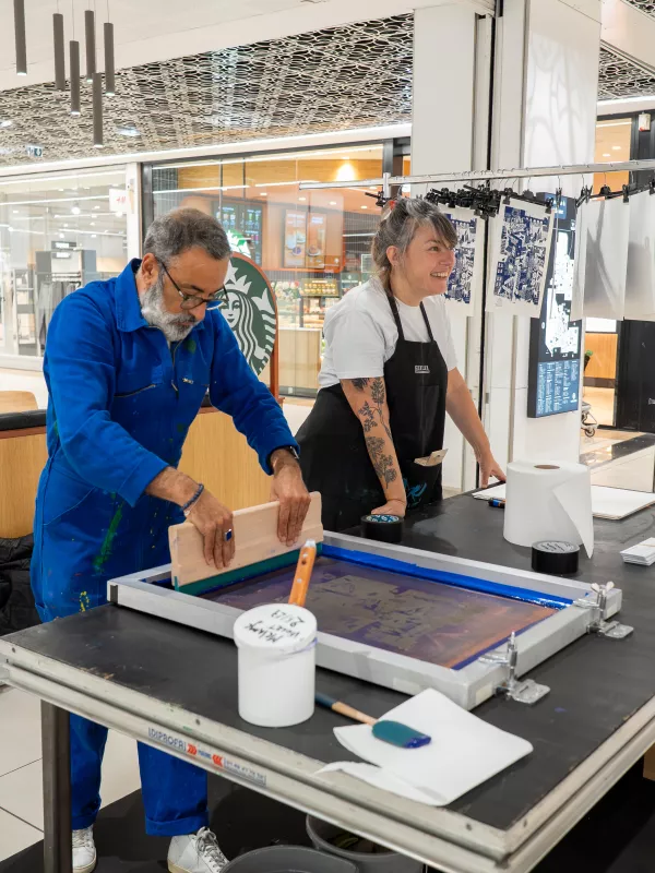 Atelier sérigraphie à Saint-Sever