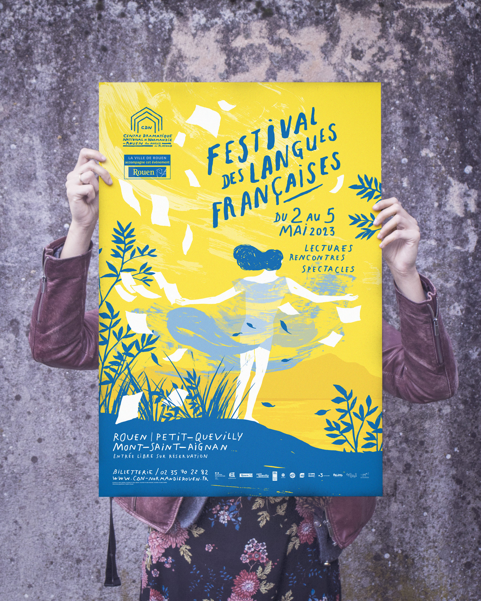 Affiche Festival des langues françaises